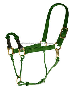 Halter de nailon elegante de alta calidad para caballos en muchos colores y tamaños personalizados con accesorios de latón pesado Caballo Halter de nailon - Product Image 6