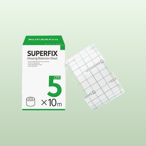 Vendajes médicos Superfix 5cm x 10m, rollo de vendaje adhesivo no tejido, cinta de vendaje, vendaje de gasa médica - Product Image 4