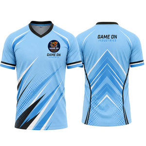 <b>Hot</b> Sale Custom Soccer Football Jerseys Breathable Unisex Sportswear Training Short Custom Logo 100% Polyester Men's - Product Image 5