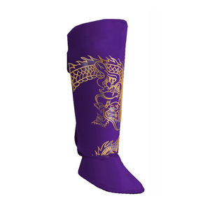 Espinilleras de Cuero Personalizadas al por Mayor - Ligeras, Ecológicas, con Cierre Ajustable de Velcro para Boxeo y Artes Marciales - Product Image 3