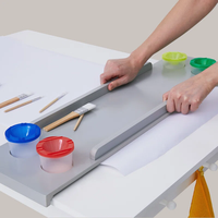 Ensemble Table et Chaise Ergonomiques en Bois pour Enfants, Design Moderne, Idéal pour la Lecture, l'École, les Crèches et les Salles de Jeux - Vente en Gros