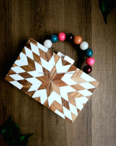 Bolsos de señora de lujo hechos a mano de calidad superior colección embrague de resina epoxi de madera diseño de fusión artística al por mayor - Product Image 2