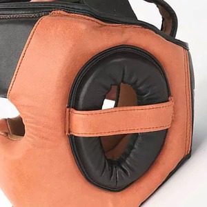 Casque de boxe en cuir pour entraînement MMA, protection intégrale du visage pour Muay Thai, casque de sparring - Product Image 6