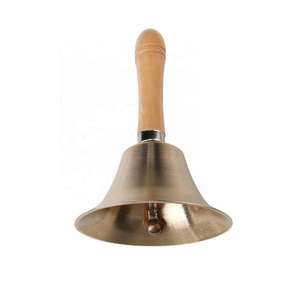 Campana de Mano Moderna de Latón Dorado para Bodas, Uso en Habitaciones de Ancianos, Profesores y Aulas, con Entrega Rápida - Product Image 3