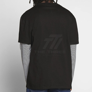 เสื้อยืดผู้ชายสองชั้นคุณภาพสูง ผลิตในปากีสถาน พร้อมบริการสกรีนโลโก้ตามสั่ง - Product Image 3