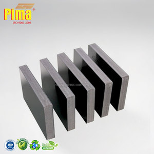 Panneau en mousse PVC WPC noir de 5 mm, densité de 0,6 g/cm, panneaux en plastique rigide pour les présentoirs publicitaires et les applications de meubles de cuisine - Product Image 2