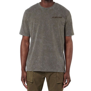 Camisetas de Hombre con Estilo, Lavado Ácido, Algodón Suave, Cuello Redondo, Manga Corta, Relajadas, Moda Urbana, Colección de Ropa Casual - Product Image 1