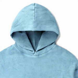 Hoodie Premium Automne en Coton Uni avec Logo Frontal, Molleton Doux Brossé, Coupe Décontractée, Poignets Côtelés, Coupe Oversize Classique - Product Image 3