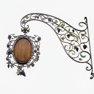 Classy Wrought Iron Eco-Friendly House <b>Number</b> Plate Modern Luxury Metal Address Tag Engraved Weatherproof Wall Mounting <b>Door</b> - Product Image 1