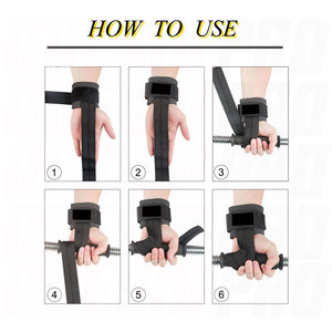 Correas de Gancho para Levantamiento de Pesas Superior Sports, para Levantamiento de Pesas Consistente, Ganchos de Soporte para Muñecas de Alto Rendimiento, Duraderos y Antideslizantes - Product Image 5