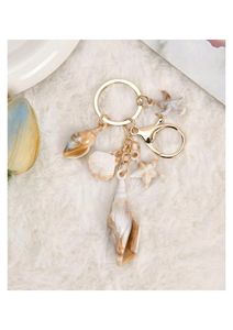 Vietnam Handmade Natural Seashell Keychain Beach Gift Marine Decor Promotional Key <b>Ring</b> OEM ODM Manufacturer - Product Image 3