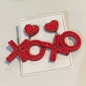 Elegantes Pendientes Colgantes Hechos a Mano con Bordado Floral de Cuentas, Diseño Étnico, Pendientes de Estilo Festivo con Bordado de Cuentas de Semillas - Product Image 5