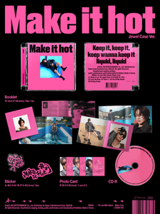 SHINEE MINHO Make it hot JEWEL CASE VER KPOP Musique Pop CD Impression Numérique Sacs en Carton Coréens Tous Âges Audio Portable Accessoires - Product Image 3