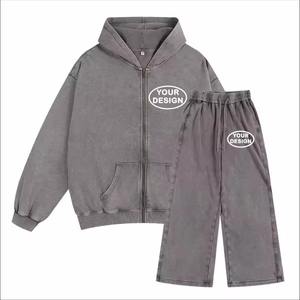 Trajes deportivos personalizados con logotipo para hombre, pantalones deportivos para hombre para etiquetas de ropa urbana estadounidense, bajo MOQ, precio de fábrica de marca privada - Product Image 4