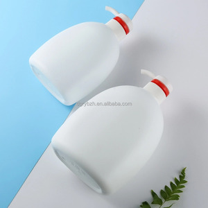 Tùy Chỉnh Rỗng Hình Dạng Hình Bầu Dục Lớn Tummy 500Ml 1000Ml Dầu Gội Cơ Thể Rửa Chai Nhựa HDPE Cảm Ứng Mềm Mại Nước Rửa Tay Lotion Chai - Product Image 4