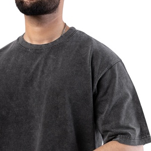 Novedades de Verano: Camisetas de Hombre de Algodón 100% de 210 GSM, Tejido de Punto, Corte Regular, Peso Pesado, Lavado Ácido, Casual, Transpirable y Ecológico - Product Image 5