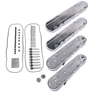 Couvre-culbuteurs polis pour moteurs Chevrolet Small Block V8 LS1 LS2 LS3 LS6 293 325 364 376 427 Ci 8082 3P Tuning Engine Systems - Product Image 4