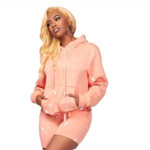 Conjunto Deportivo Personalizado sin Costuras para Mujer, Top de Manga Larga y Pantalones Cortos de Cintura Alta - Product Image 3