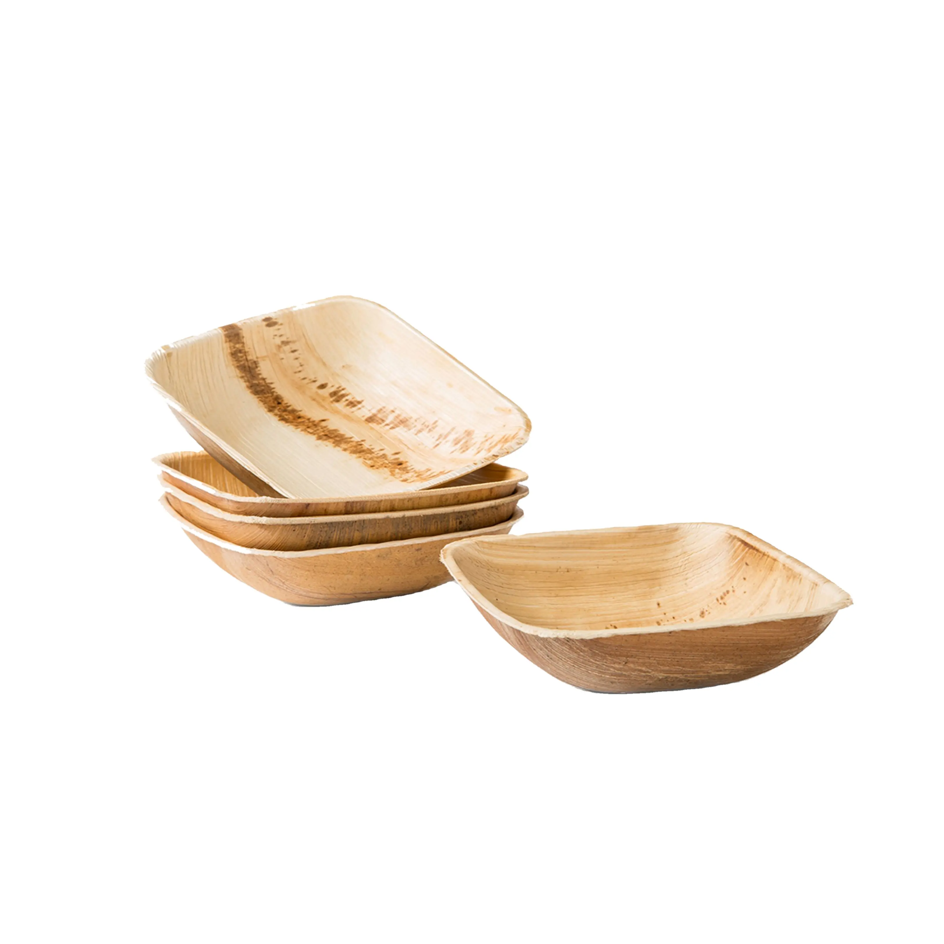 Top quality bowls & plates made from 100% natural palm leaf material | better than wood | Biodegradable and compostable