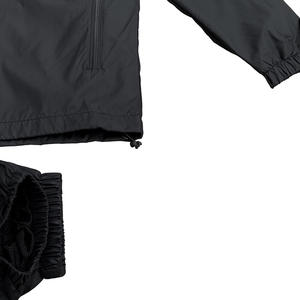 Ensemble survêtement coupe-vent léger à capuche pour hommes et femmes, personnalisable avec étiquette privée, veste et pantalon pour entraînement sportif - Product Image 4