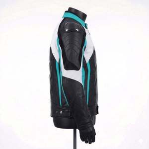 Chaqueta de Motociclista de Cuero para Hombre, Nivel 2 CE, Chaqueta Protectora de Piel de Vaca para Motociclistas - Product Image 2