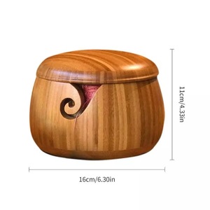 Wooden <b>Yarn</b> Bowls High Quality - Product Image 2