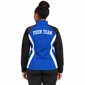 Veste softshell pour femme, broderie personnalisée, fermeture éclair intégrale, manches longues, randonnée, camping, décontractée, vente en gros, vêtements d'équipe, vêtements de sport - Product Image 3