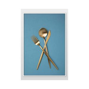 Vajilla martillada con puntos, cuchara para servir de acero, cuchara para servir con mango de diseño antiguo plateado, cuchara para servir de acero inoxidable - Product Image 4