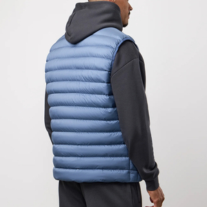 Chaleco Acolchado sin Mangas con Cierre de Cremallera, a la Moda, de Alta Calidad, en Tela de Poliéster, para Uso en Exteriores, Chaquetas para Hombre, Transpirable por Delante - Product Image 2