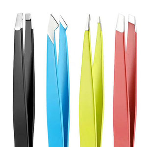 Eyebrow Tweezers Kit with Eco-Friendly Magnetic <b>Case</b> Precision Beauty <b>Tools</b> for Salon Professional Customizable Stainless Steel - Product Image 2