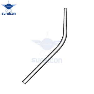 Tube d'aspiration, tube soufflant, diamètre 2,5 mm, acier inoxydable, instrument chirurgical d'aspiration pour ORL, microchirurgie, aspiration médicale - Product Image 3