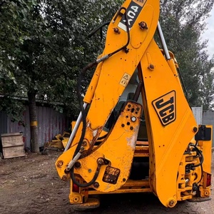 Chargeuse-pelleteuse JCB 4CX d'occasion, jaune, matériel de terrassement, machine multifonction d'occasion, bon état, haute qualité, à vendre - Product Image 5