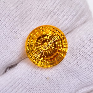 Nanosital de Alta Calidad, Nano Citrino, Topacio de Color, Grado AAA, Corte Cóncavo, Suelto para Joyería, Facetado, Forma de Media Sombrilla, Personalizable - Product Image 3
