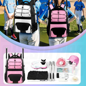 Sac à dos de baseball à roulettes haut de gamme, durable, imperméable, grande capacité, multifonctionnel, pour équipement de baseball, avec logo personnalisé - Product Image 2