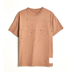 Camisa Casual de Manga Corta para Hombre con Logotipo Personalizado, 100% Algodón, Transpirable, Ecológica, con Estampado Digital, sin Cuello, Tela de 220g - Product Image 6
