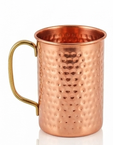 Carafe à eau en cuivre moderne faite à la main avec couvercle et poignée, capacité de 1,8 L, pour la maison, les fêtes, les restaurants, service de boissons, taille personnalisée - Product Image 2