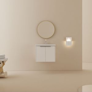 Mobile Bagno da 24 Pollici con Lavabo e Chiusura Ammortizzata, Ideale per Bagni Piccoli, con Funzione di Apertura e Chiusura Morbida - Product Image 6