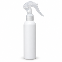 Bouteille pulvérisateur rechargeable de 200 ml en HDPE avec pompe à gâchette pour solutions de nettoyage ménager |   Emballage en plastique durable pour les soins à domicile