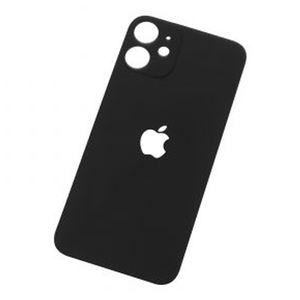 Cover posteriore nera di ricambio per Apple iPhone 12 per la scocca del telefono cellulare - Product Image 1