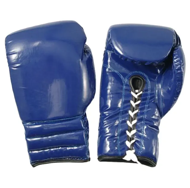 Luvas De Boxe amarrar 10 oz Muay Thai Kickboxing MMA Sparring Luvas De Treinamento