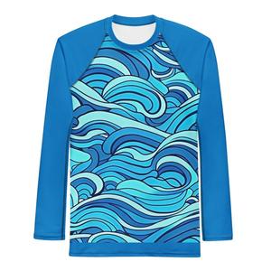 High Stretch <b>Boxing</b> Rash Guard Shirt Built With Men Long Sleeve MMA Rash Guard For Flexible Movement And Comfort - Product Image 1