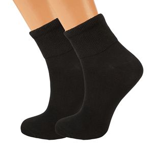 Women's Diabetic Ankle <b>Socks</b> 3 Pairs Non-Binding Top Size 5-7 Promotes Circulation - Product Image 2