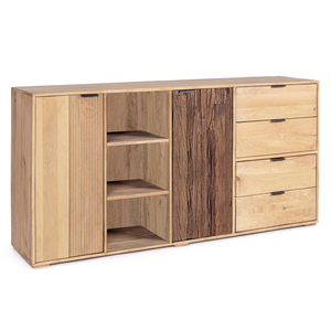 Modern Luxury Solid Wood 3D Geometric Hand Carved Diamond Pattern Dining <b>Sideboard</b> Mid Century Tapered Legs Home Bar Living Room - Product Image 1