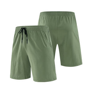 Pantalones Cortos Deportivos de Poliéster Transpirable Ecológico de Alta Calidad, de Secado Rápido, Color Sólido, con Estampado Personalizado en la Parte Delantera, ODM, para Gimnasio - Product Image 5