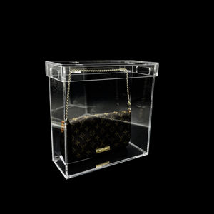 2026 Modern Transparent <b>Acrylic</b> Display <b>Box</b> Plywood+<b>Acrylic</b> Construction Stylish Solution Customized for Freestanding - Product Image 5