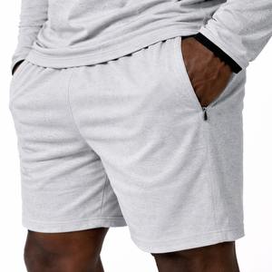 Nouveauté : Ensemble de vêtements de sport pour homme, t-shirt à manches longues avec fermeture éclair, short de sport, sweat à capuche, ensemble de 2 pièces, tenue de jogging - Product Image 3