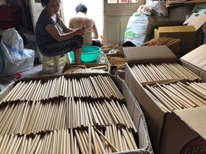 หลอดดูดน้ำไม้ไผ่แบบใช้ซ้ำได้ เป็นมิตรกับสิ่งแวดล้อม โรงงานเวียดนาม ผู้ผลิตขายส่ง ส่งออก - Product Image 5