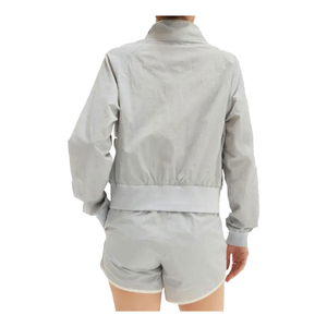 Women's Black <b>Rhinestone</b> Windproof Waterproof Crop Top Tracksuit Set Quarter Zip <b>Jacket</b> Shorts Solid Athletic Wear Summer Spring - Product Image 3