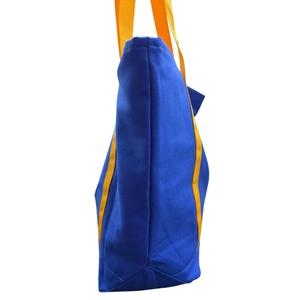 Bolsa de Mano de Lona para Mujer, Diseño Bordado con Letras Griegas, Reutilizable, Ecológica, Resistente al Agua, Bolso de Hombro Abierto para Compras - Product Image 3