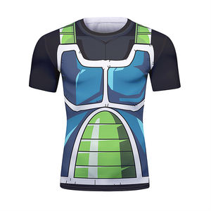 Camisetas Deportivas Ligeras y Transpirables de Punto para Hombre, Cuello Redondo, Spandex, Poliéster, 160g, Último Diseño, Ropa de Anime con Transferencia Térmica - Product Image 2
